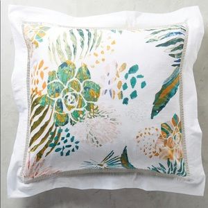 NWT Anthropologie April’s Euro Sham